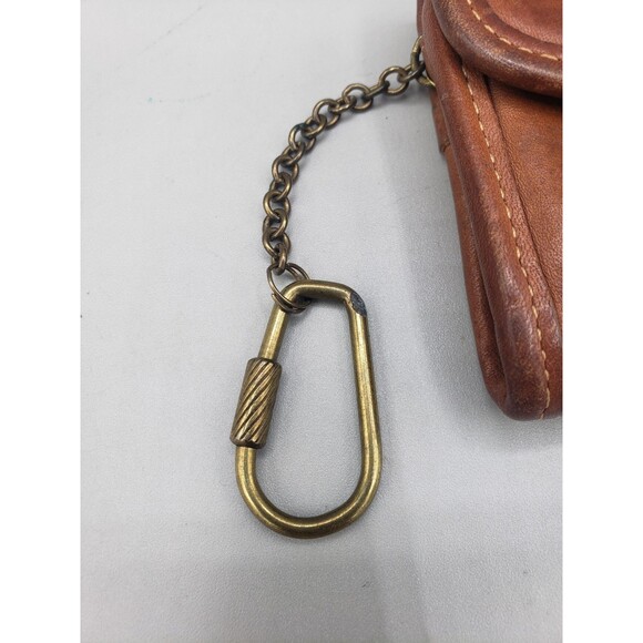 Coach Vintage Brown Leather Wallet & Key Case Multifunction ID Coin Pouch - Picture 4 of 15